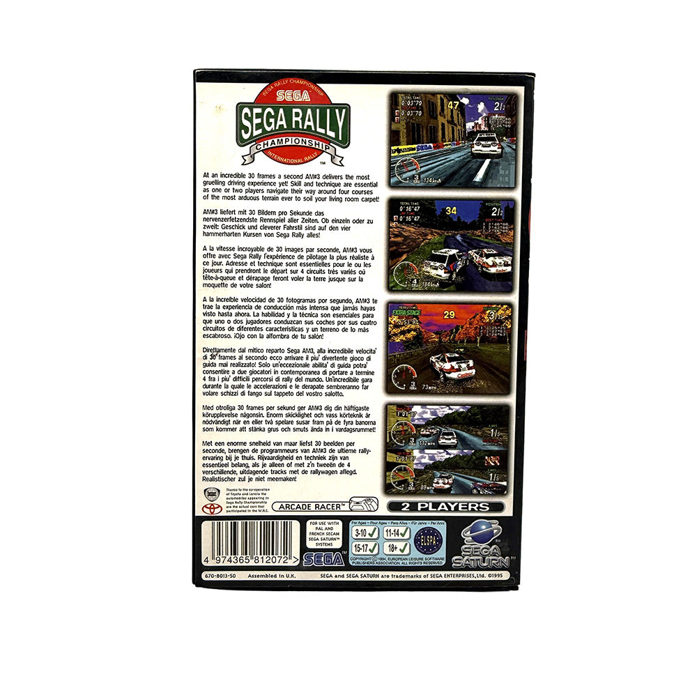 Sega Rally Sega Saturn