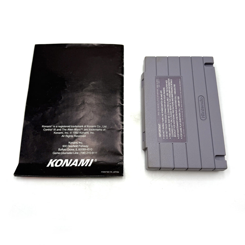 Contra III The Alien Wars Super Nintendo (US)