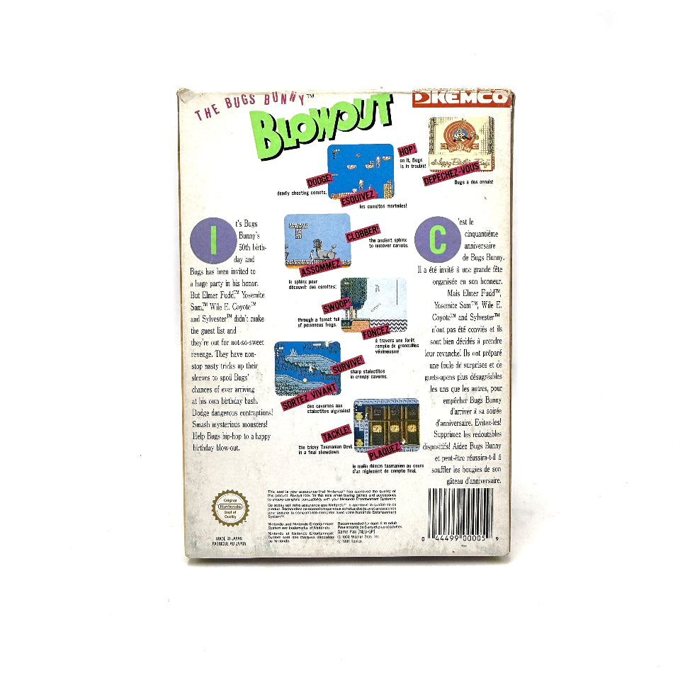 The Bugs Bunny Blowout Nintendo NES