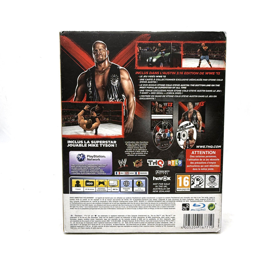 WWE '13 Austin 3:16 Edition Playstation 3 (RARE)