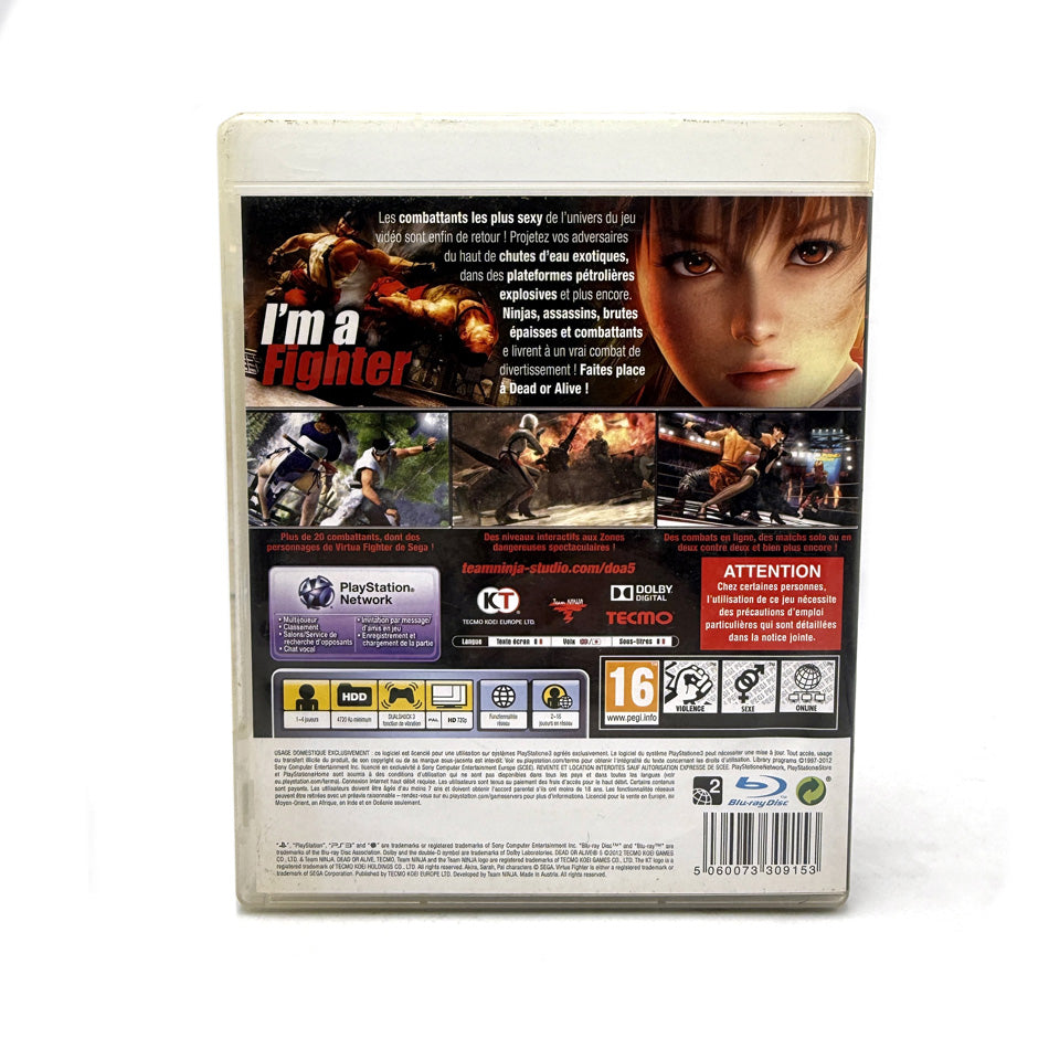 Dead Or Alive 5 Playstation 3