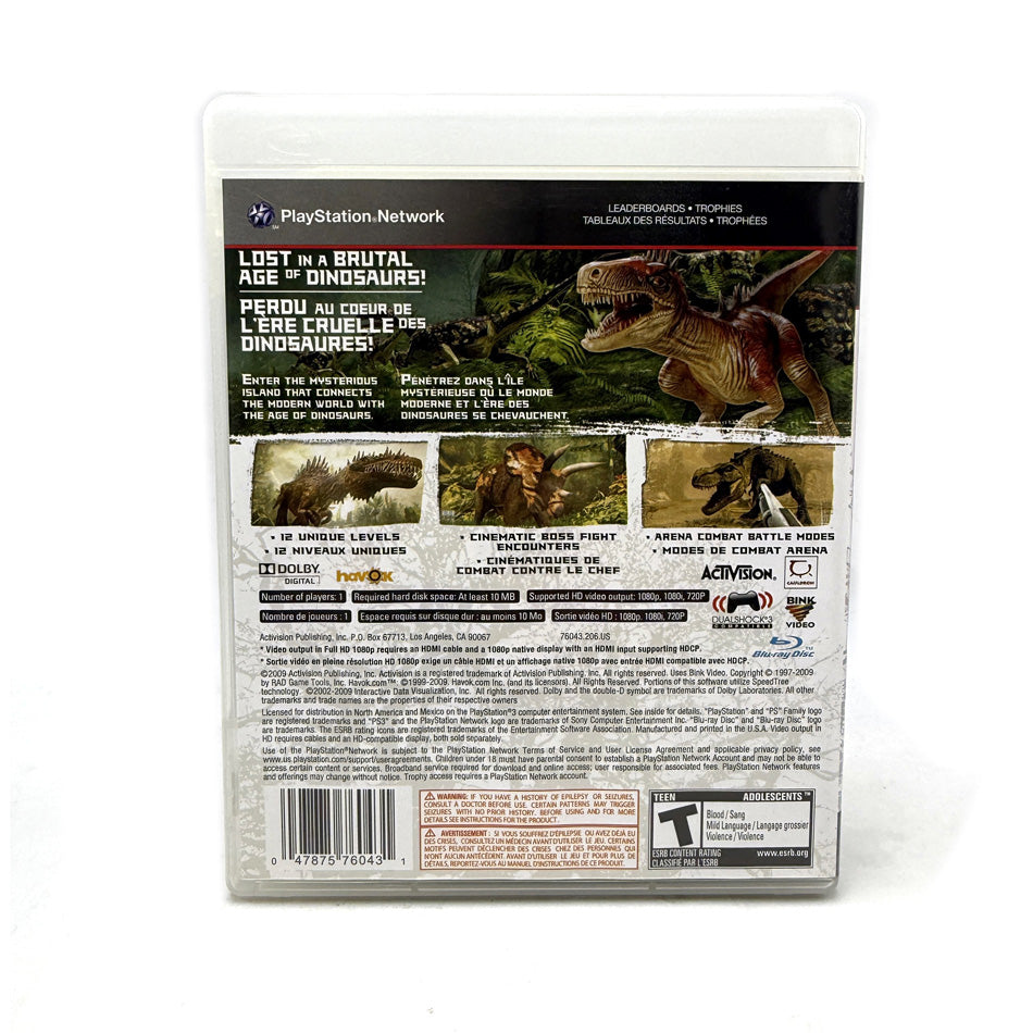 Jurassic The Hunted Playstation 3 (RARE)