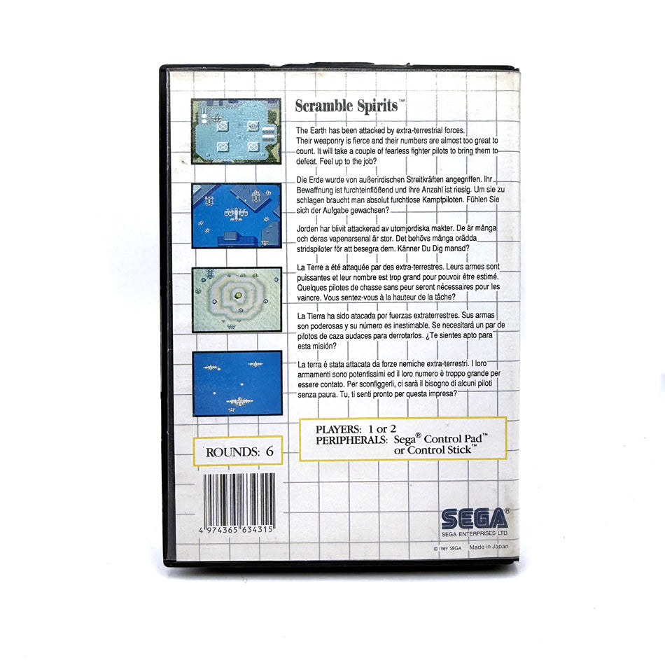 Scramble Spirits Sega Master System