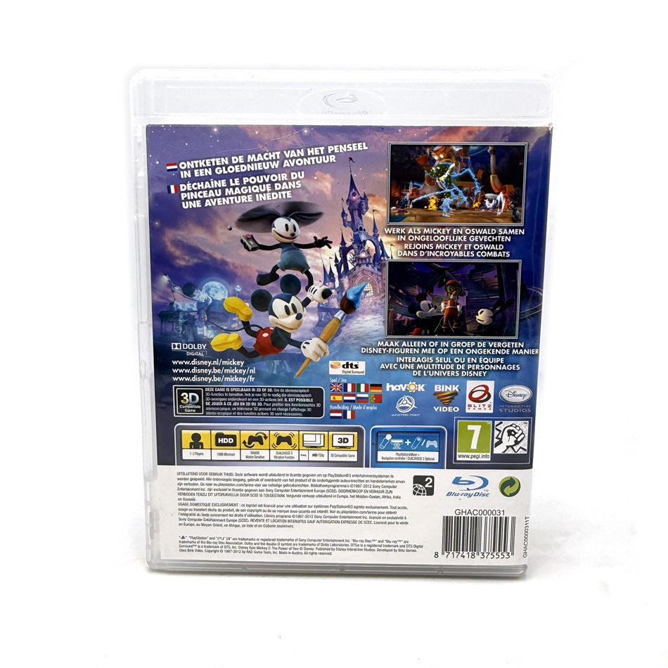 Epic Mickey 2 The Power Of Two Playstation 3