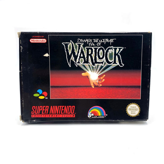 Beware the Ultimate Evil Of Warlock Super Nintendo