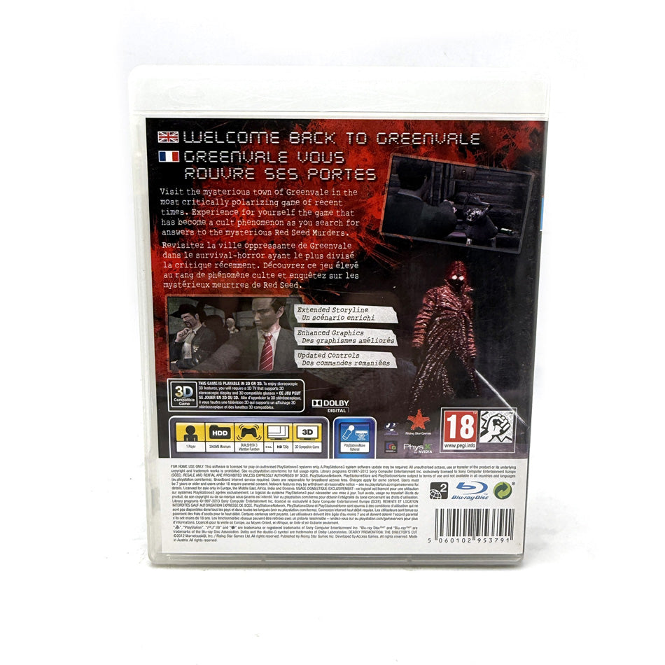 Deadly Premonition The Director's Cut PlayStation 3