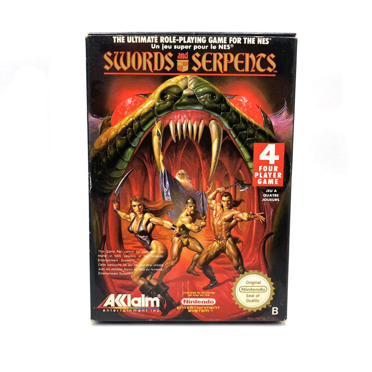 Swords and Serpents outlet For Nintendo NES