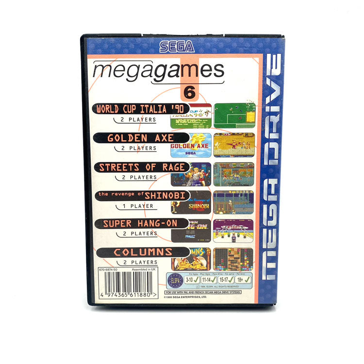 Mega Games 6 Sega Megadrive