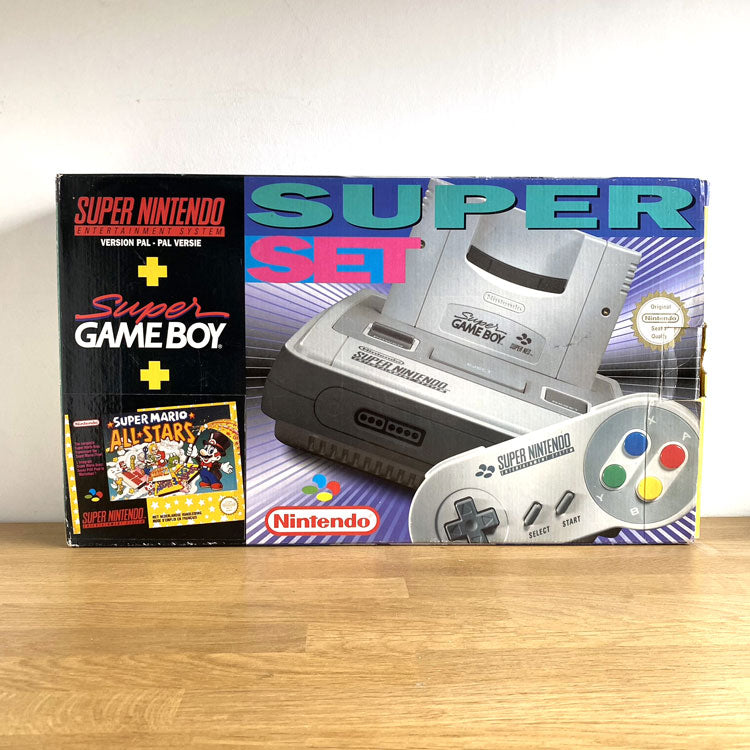 Deals Super Nintendo Super Gameboy Set with Box and Guide!!