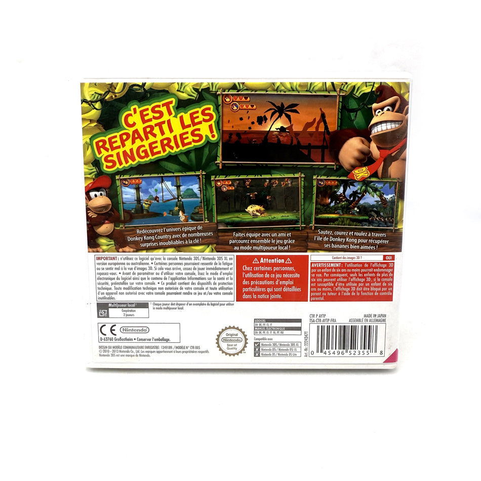 Donkey Kong Country Returns 3D Nintendo 3DS