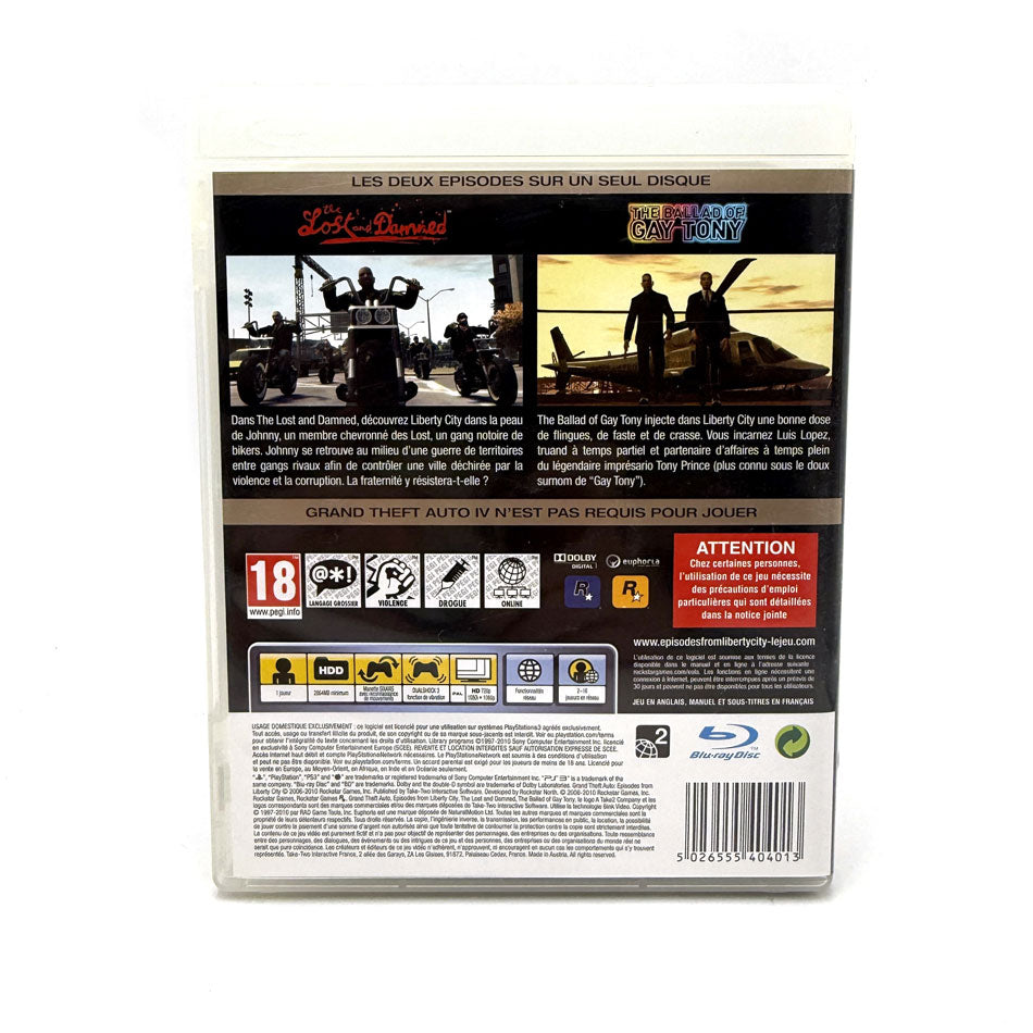 Grand Theft Auto Episodes From Liberty City Playstation 3