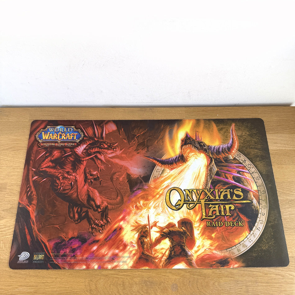 Tapis de jeu World of Warcraft TCG Onyxia's Lair Playmat (Rare)