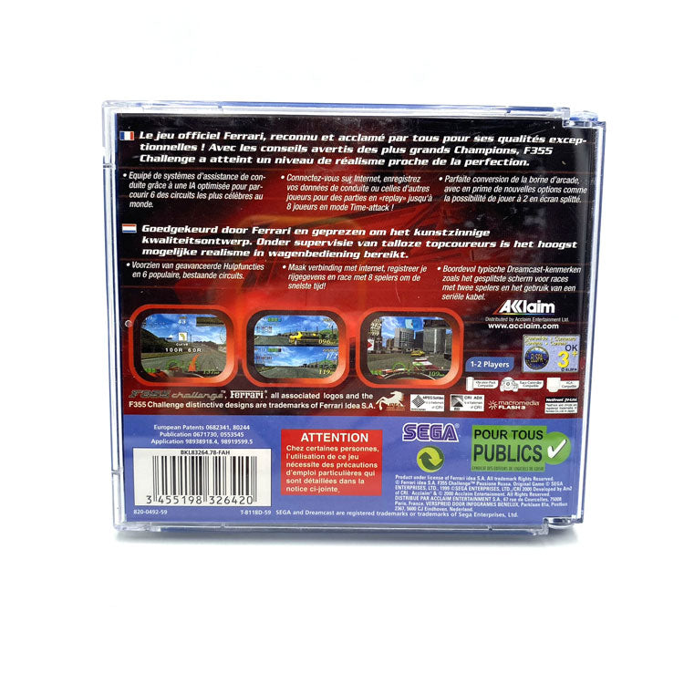 F355 Challenge Sega Dreamcast