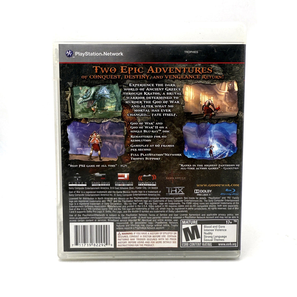 God Of War Collection Playstation 3