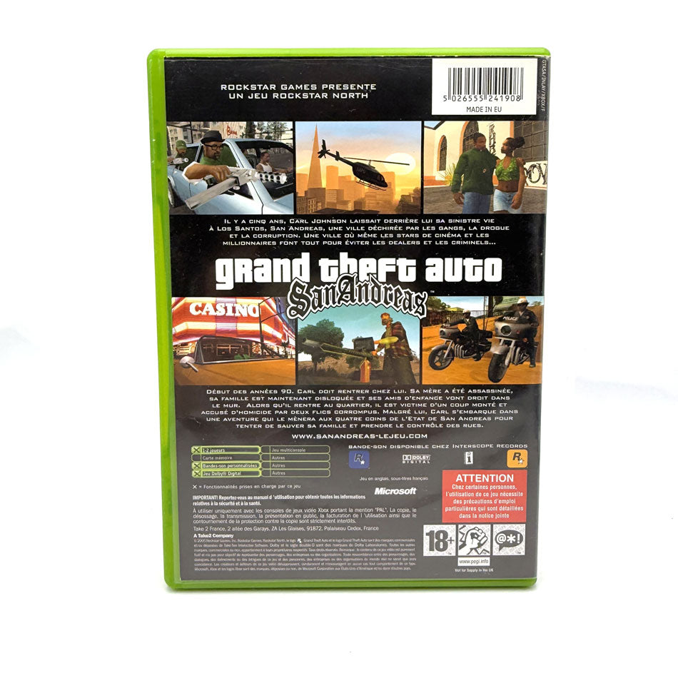 GTA San Andreas Xbox (Grand Theft Auto)