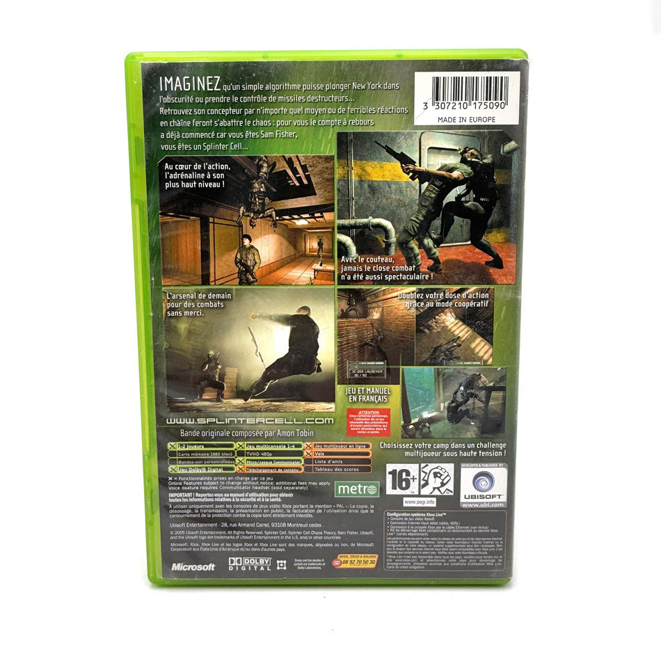 Tom Clancy's Splinter Cell Chaos Theory Xbox