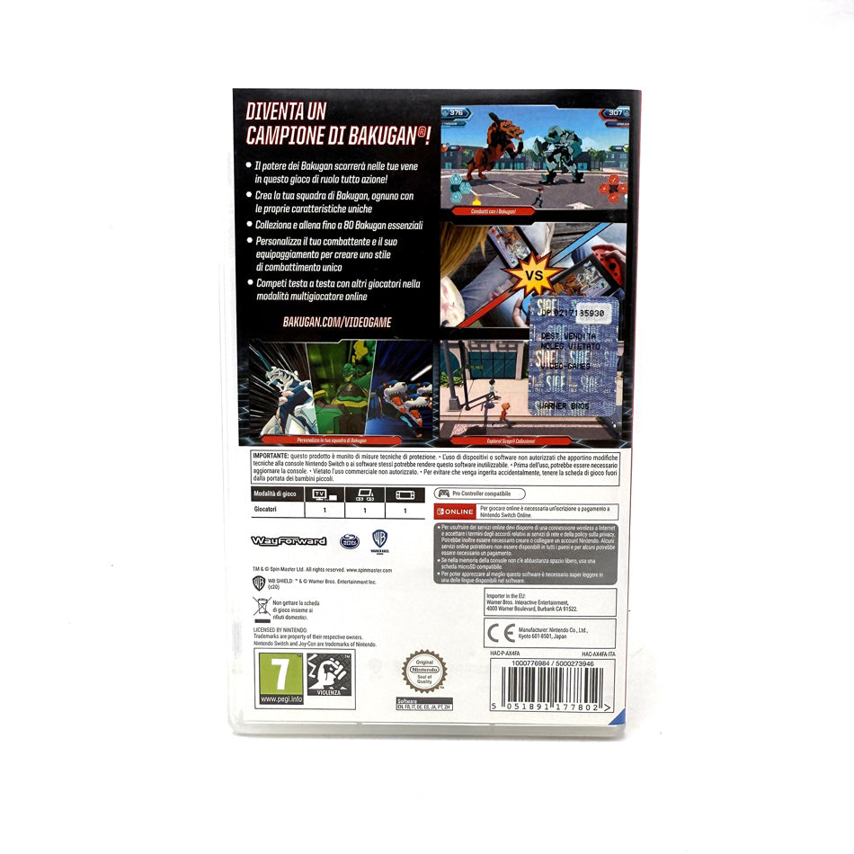 Bakugan Campioni Di Vestroia Nintendo Switch