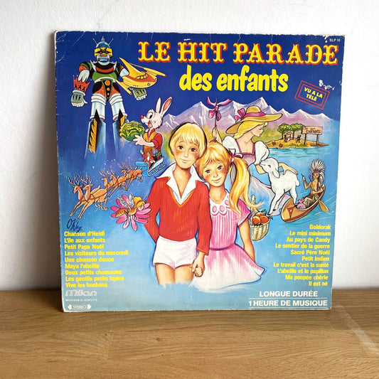 Vinyle 33 Tours Le Hit Parade des Enfants (Goldorak, Au Pays de Candy, ...)