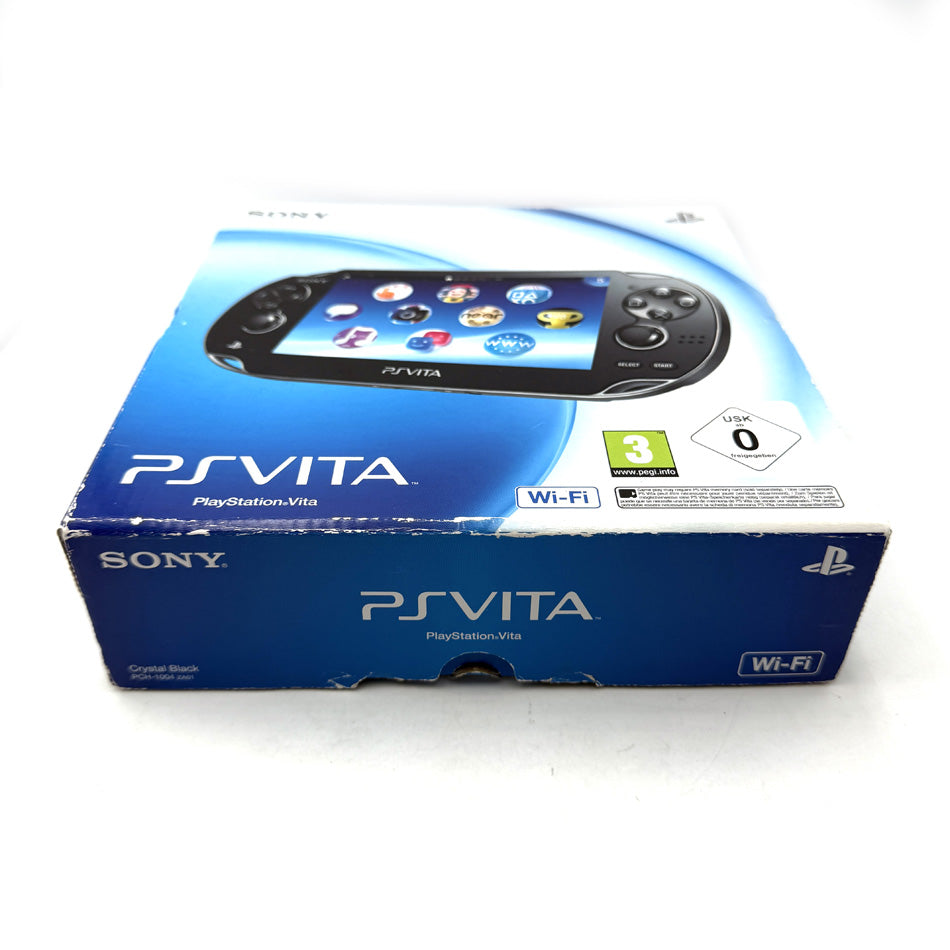 Console Playstation PS Vita Wi-Fi PCH-1004 Crystal Black (OLED) + Carte Mémoire 4 Go