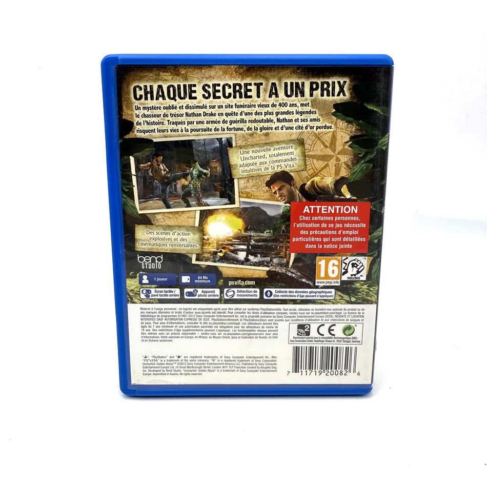 Uncharted Golden Abyss Playstation PS Vita