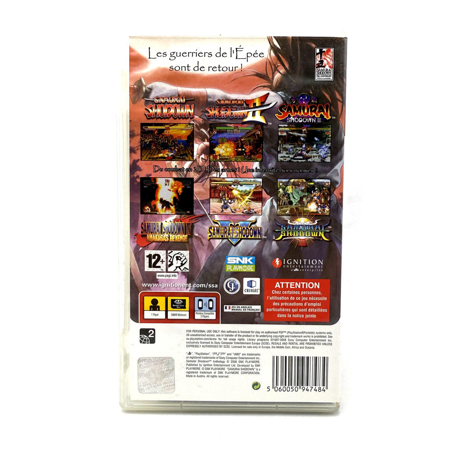 Samurai Shodown Anthology Playstation PSP