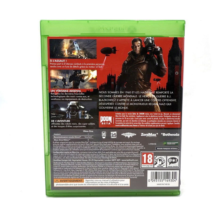 Wolfenstein The New Order Xbox One
