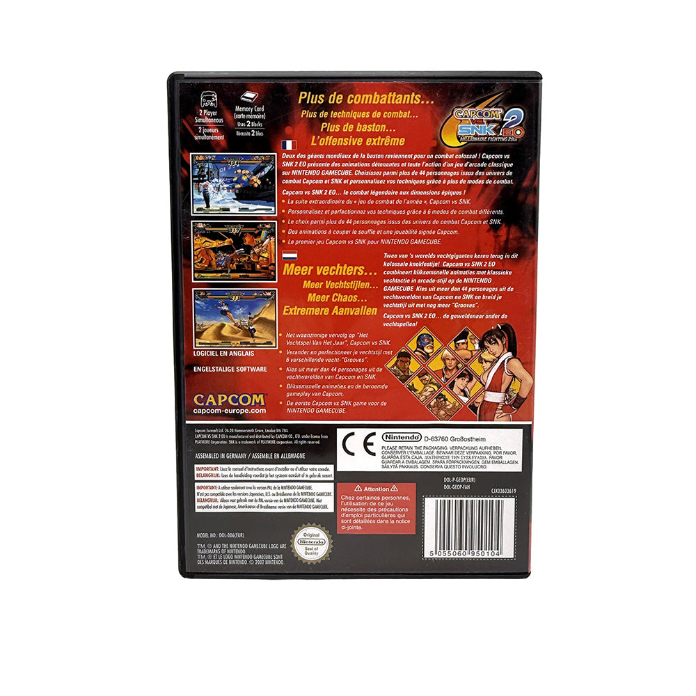 Capcom vs. SNK 2 EO Millionaire Fighting 2001 Nintendo Gamecube