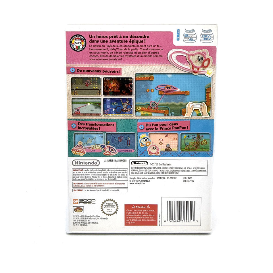 Kirby Au Fil de l'Aventure Nintendo Wii