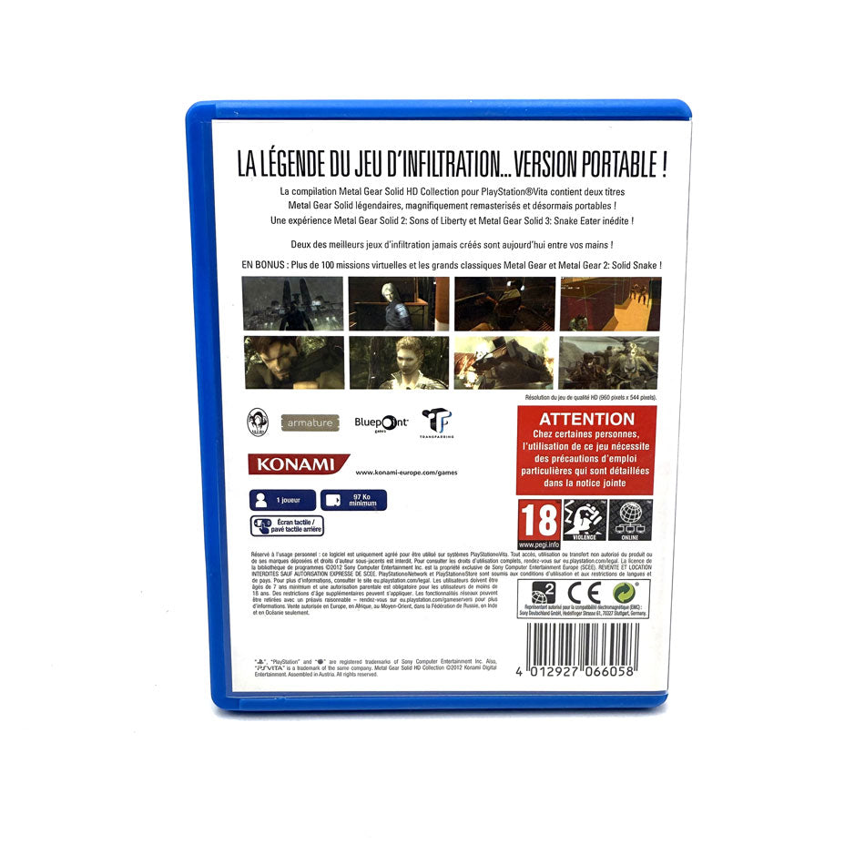 Metal Gear Solid HD Collection Playstation PS Vita