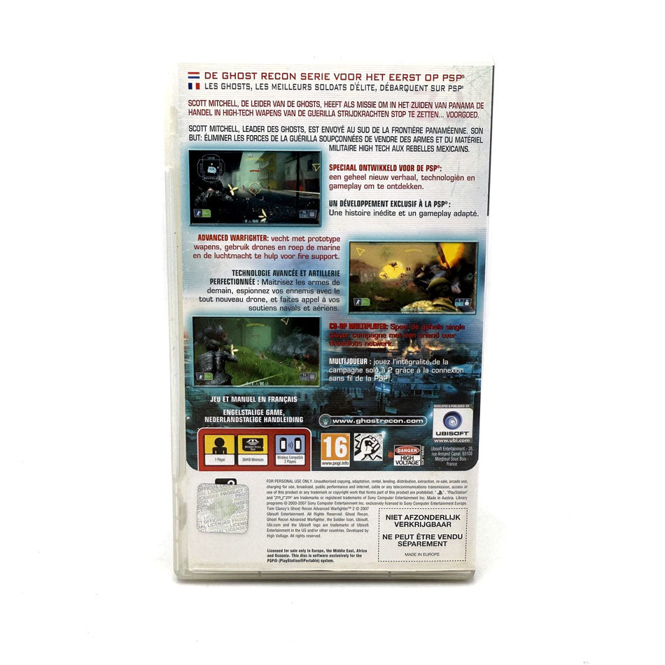 Tom Clancy's Ghost Recon Advanced Warfighter 2 Playstation PSP