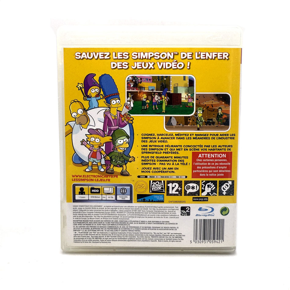 Les Simpsons Le Jeu Playstation 3