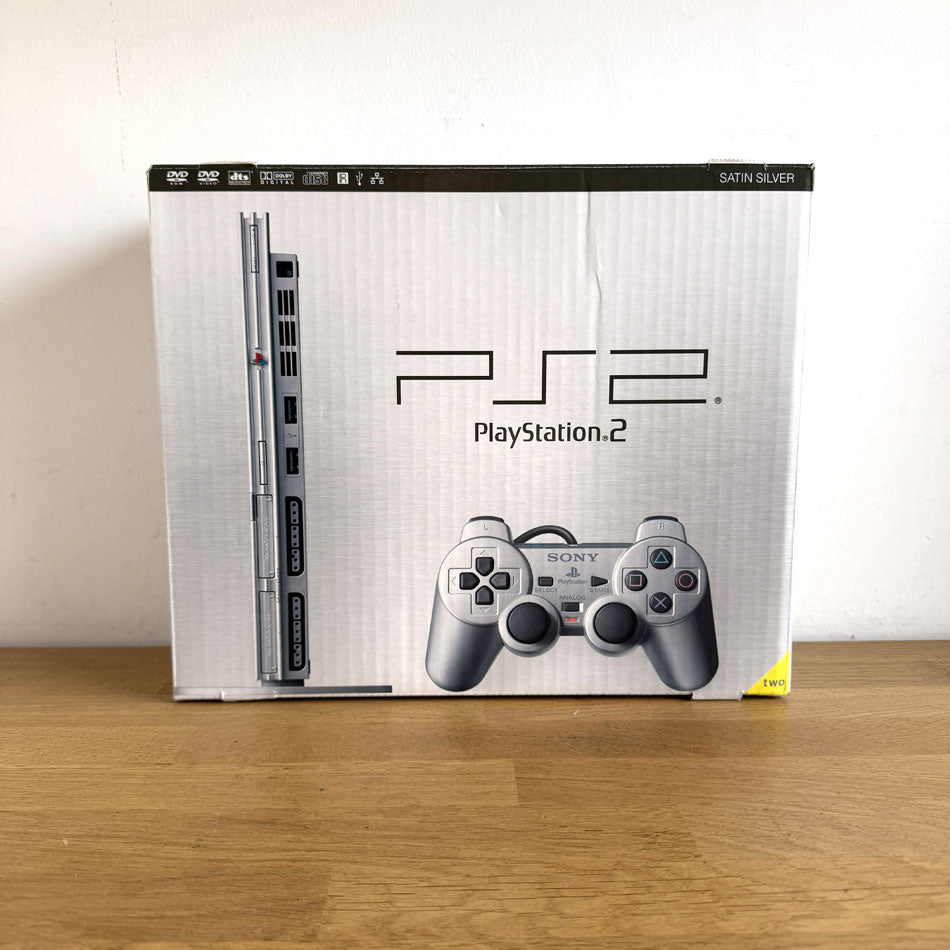 Silver Ps2 Console Box Playstation2 Silver (1 Pad), Unboxed CeX