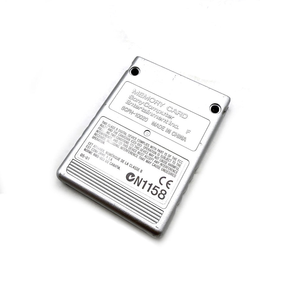 Carte Mémoire 8 MB Satin Silver Playstation 2