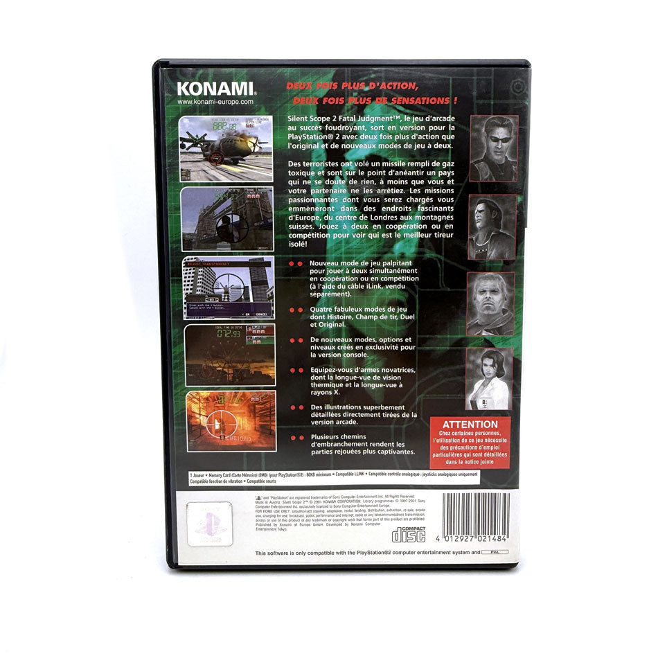 Silent Scope 2 Fatal Judgment Playstation 2