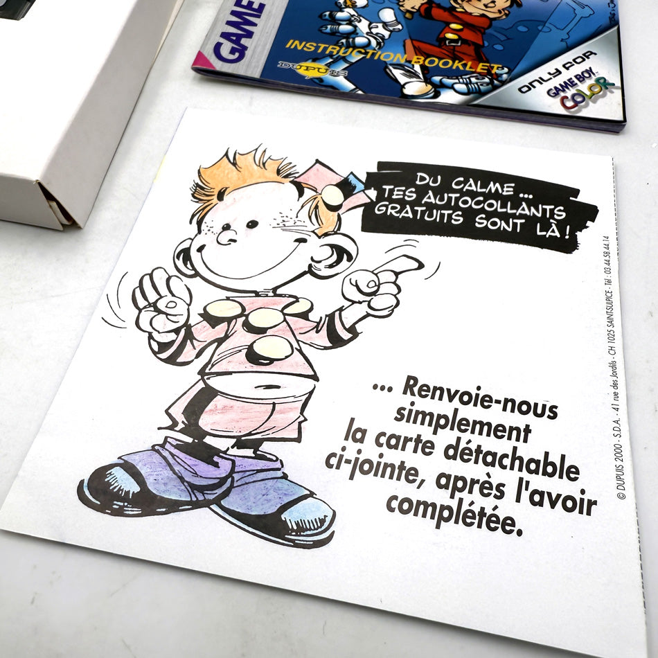 Spirou La Panique Mécanique Nintendo Game Boy Color