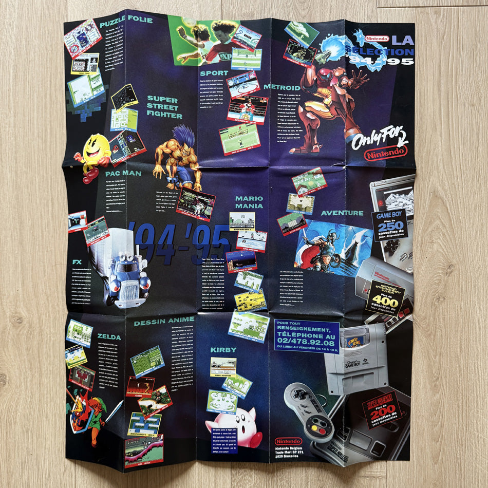 Poster Nintendo La Sélection 94-95