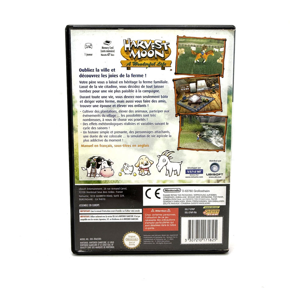 Harvest Moon A Wonderful Life Nintendo Gamecube