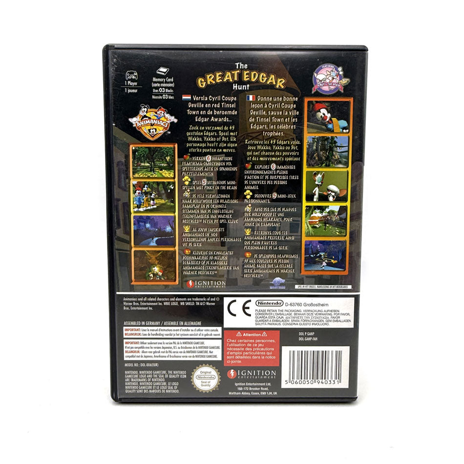 Animaniacs The Great Edgar Hunt Nintendo Gamecube