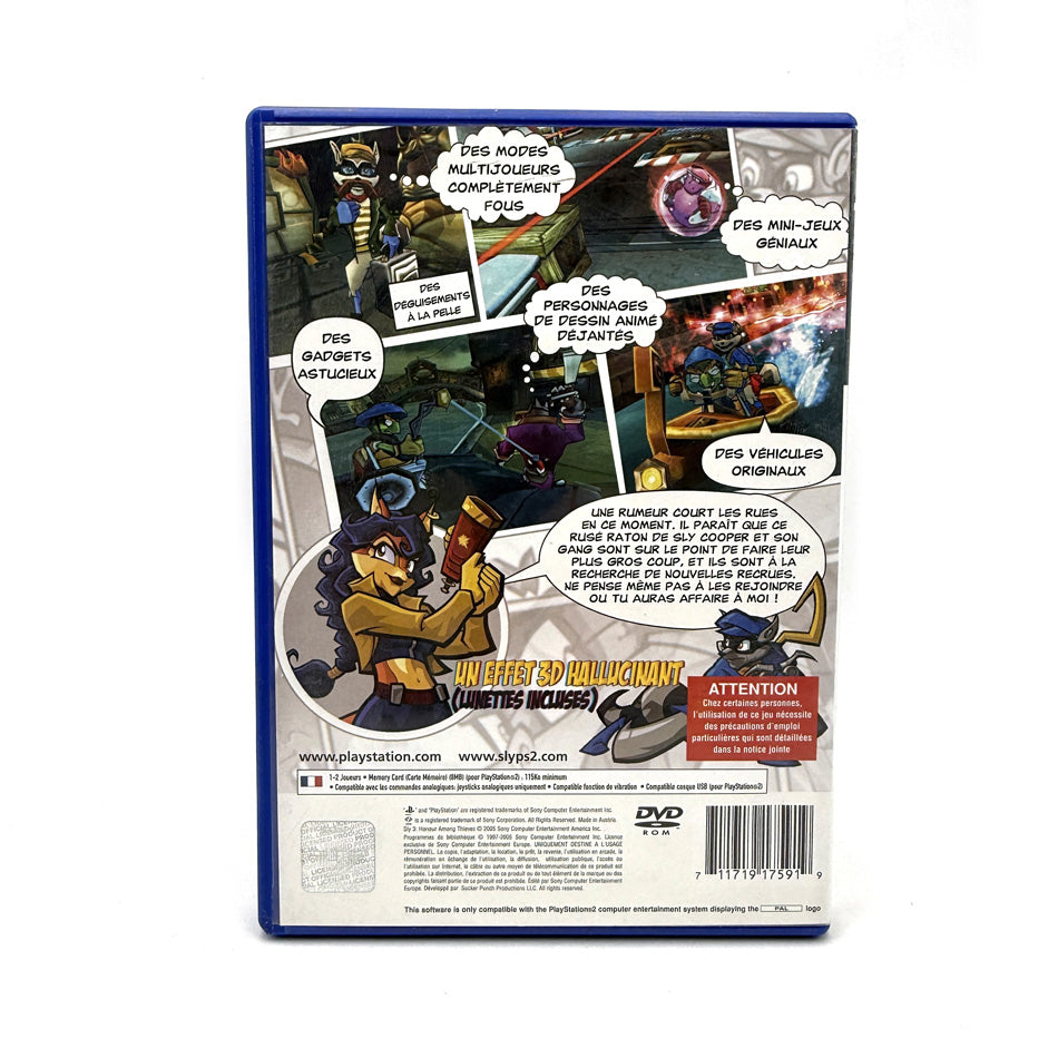 Sly 3 Playstation 2 (+ Lunettes 3D)