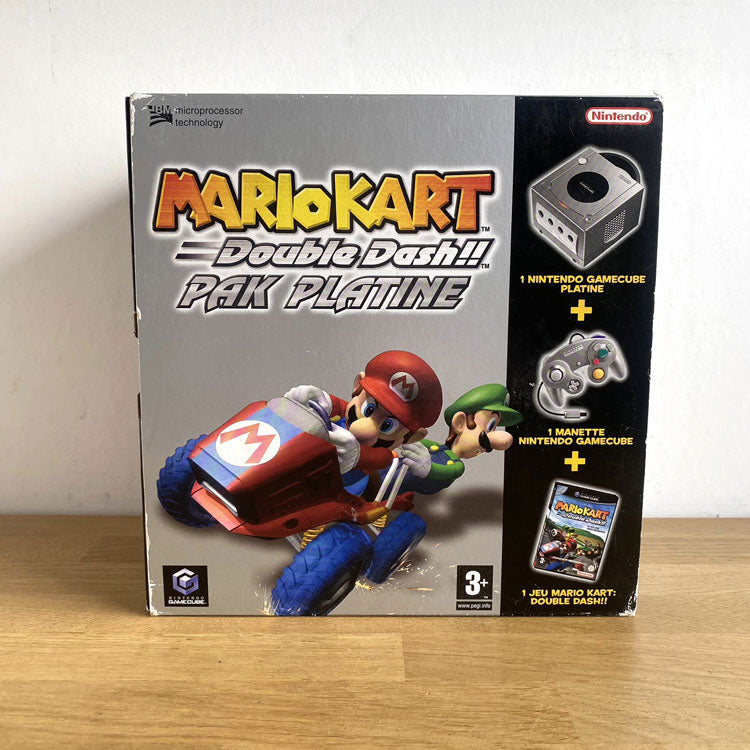 Nintendo GameCube Mario Kart Double Dash selling Bundle in Platinum