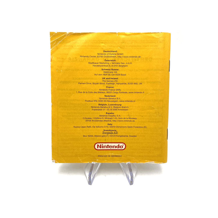 Notice Pokemon Pinball Nintendo Game Boy Color