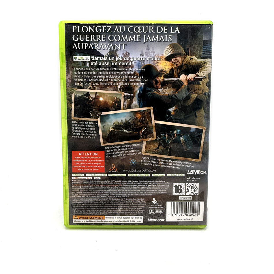 Call Of Duty 3 En Marche Vers Paris Xbox 360