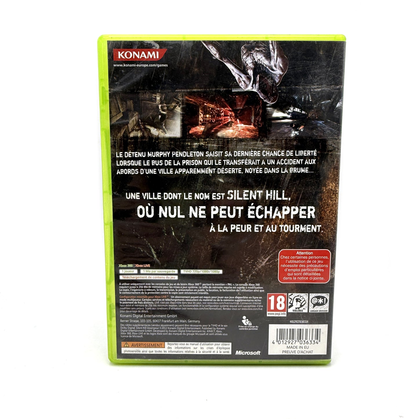 Silent Hill Downpour Xbox 360