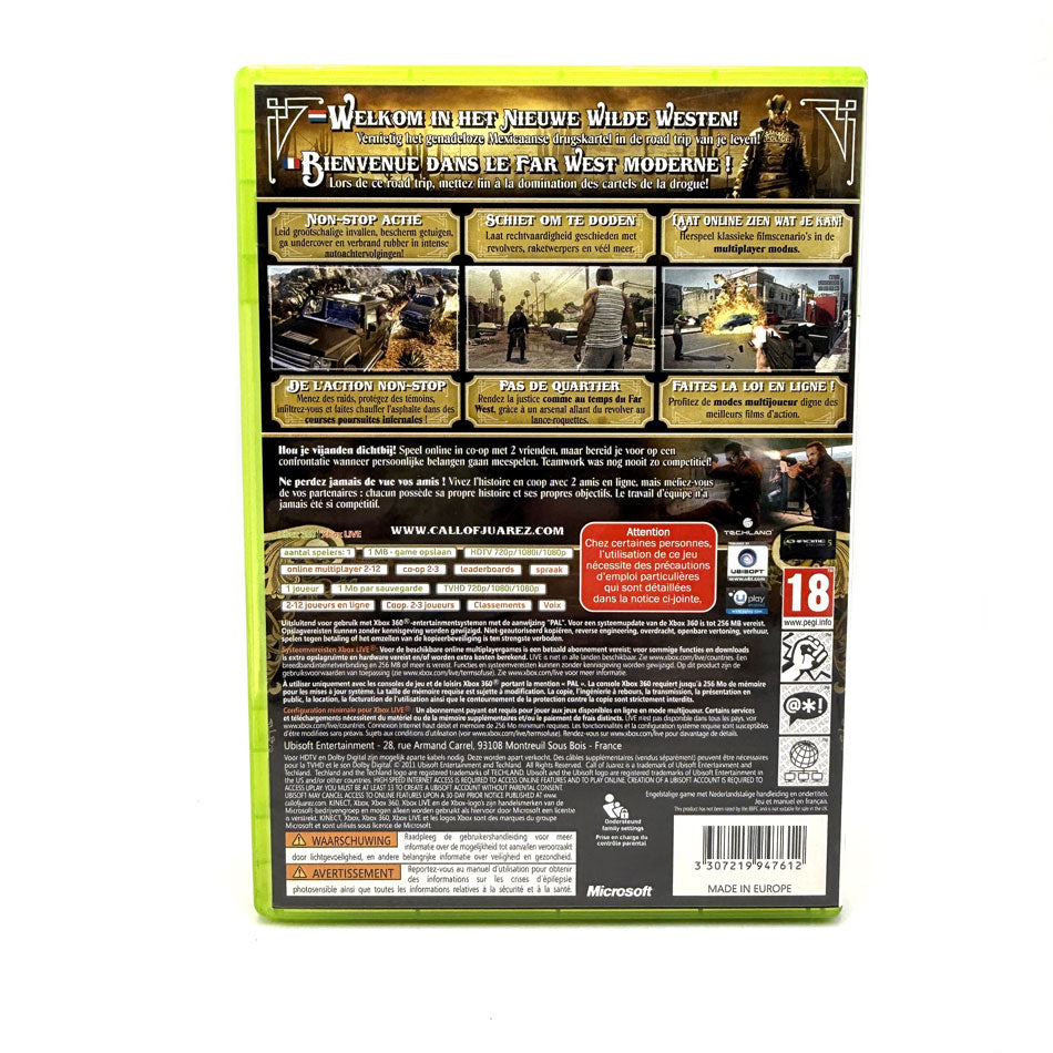 Call Of Juarez The Cartel Xbox 360