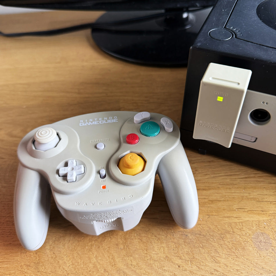 Manette Nintendo Gamecube Wavebird (DOL-004) + Récepteur