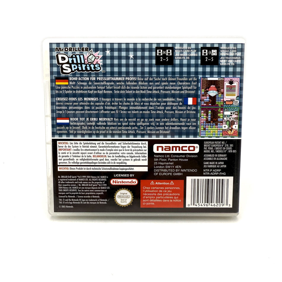 Mr. Driller Drill Spirits Nintendo DS