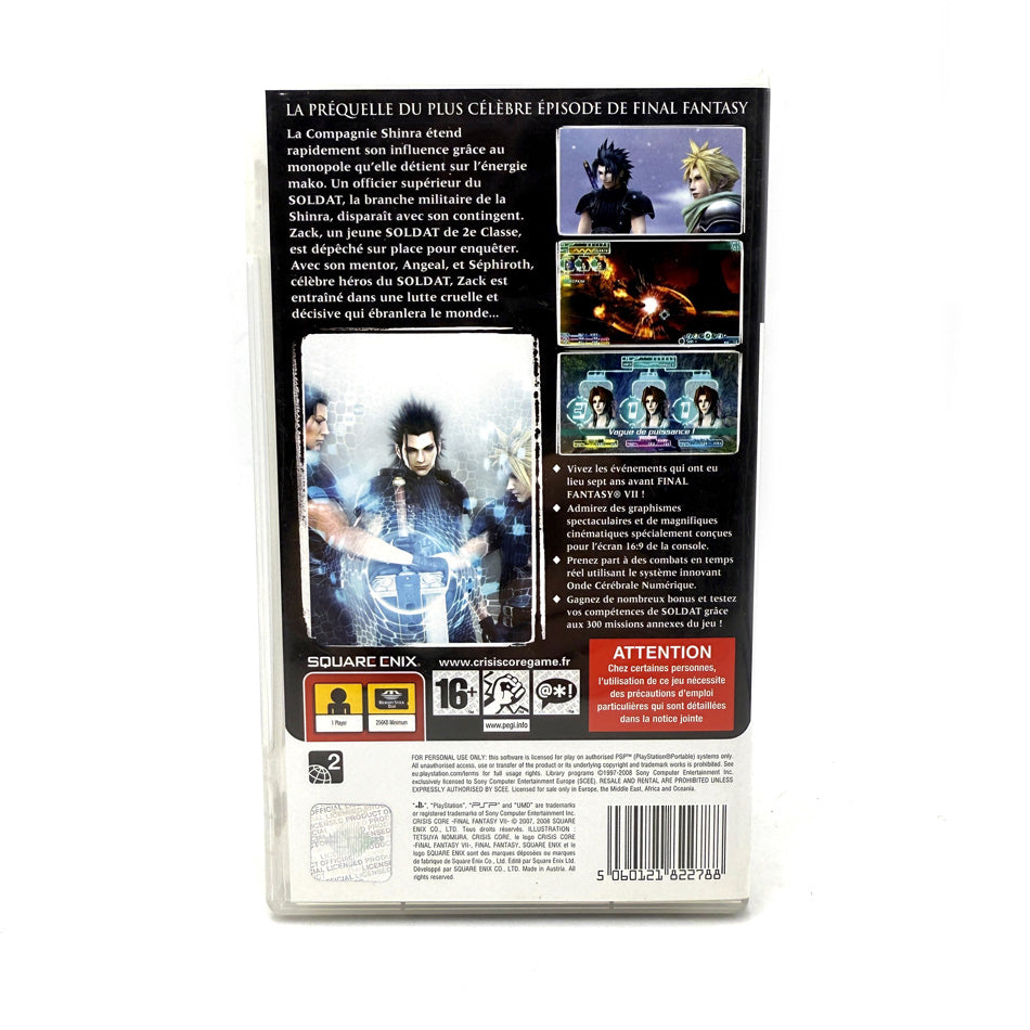 Final Fantasy VII Crisis Core Playstation PSP