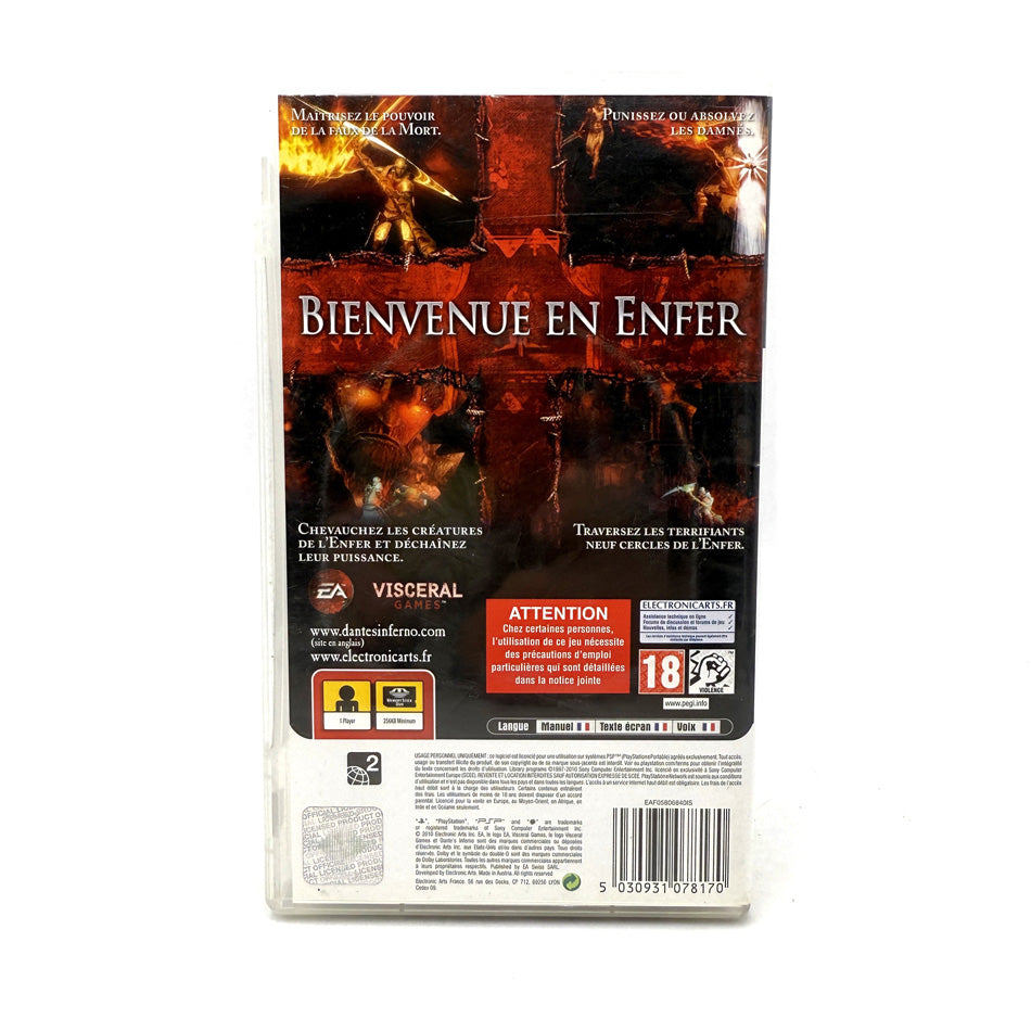 Dante's Inferno Playstation PSP