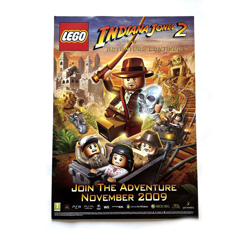 Lego Indiana Jones 2 Advertising Poster (A1)