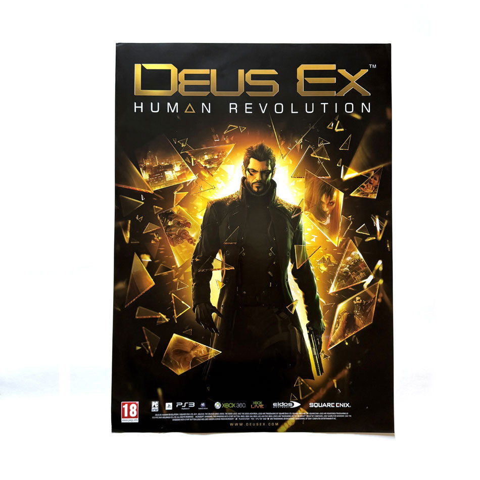 Poster publicitaire Deus Ex Human Revolution (A1)